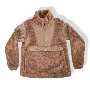 🩷 GUC🩷 PINK VICTORIA’S SECRET Half Zip Sherpa Pullover